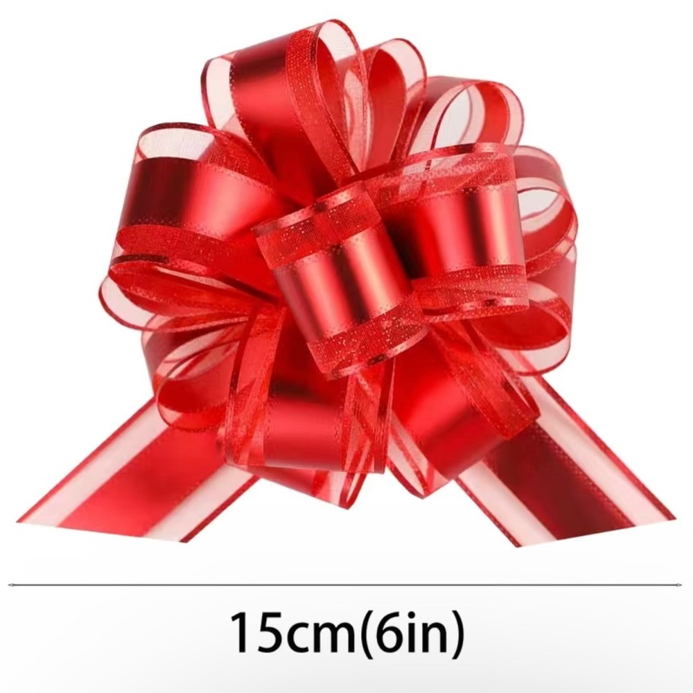 NEW 12 Piece Large Christmas Pull Gift Bows
